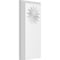 Ekena Millwork Standard Foster Flower Plinth Block With Beveled Edge, 2 1/2"W x 5"H x 1/2"P PBP025X050X050FOS10 - alternate 1